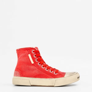 Women's Balenciaga Paris High Tops in Red/White