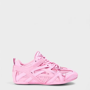 Women's Balenciaga Low Profile Cushioned Trainers in Baby Pink