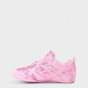 Women's Balenciaga Low Profile Cushioned Trainers in Baby Pink