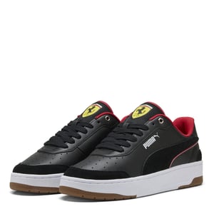 Men's Puma Ferrari Ca Match Low Top Trainers in Puma Black-Pu