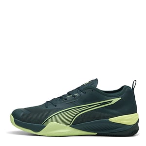 Men's Puma Eliminate Nitro 4 Handball Trainers in Green Terrain