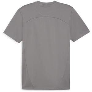 Men's Puma Teamfinal Training Short Sleeve Performance T-Shirt in Cast Iron
