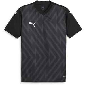 Men's Puma Teamglory Jersey T-Shirt in Black/White