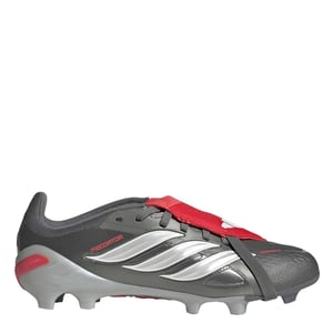Boys adidas Predator Elite Firm Ground Football Boot in Iron Met