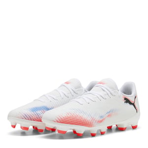 Accessories Puma Future 8 Play Firm Ground Football Boots in White-Bl