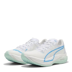 Women's Puma Deviate Nitro Elite 3 Everyday Neutral Road Running Shoes in White-Speedb