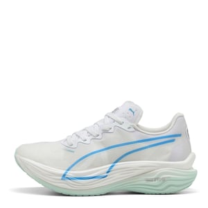 Women's Puma Deviate Nitro Elite 3 Everyday Neutral Road Running Shoes in White-Speedb