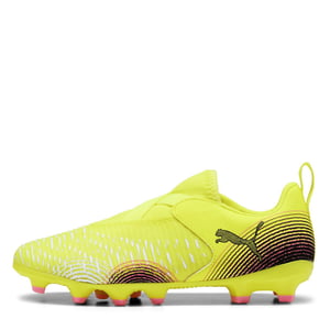 Boys Puma Future 8 Match Ll Fg Ag Jr Firm Ground Football Boots Unisex Kids in Yellow Alert