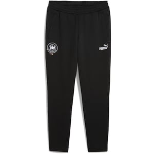 Men's Puma Dhb Archive Track Closed Hem Jersey Jogging Bottoms in Black/White
