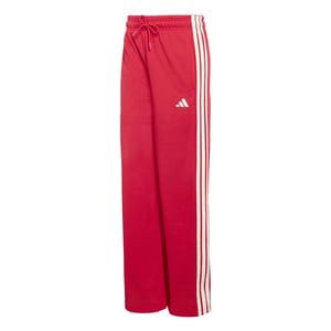 Women's adidas Open Hem Woven Tracksuit Joggers in Ruby/Wht/Crystl