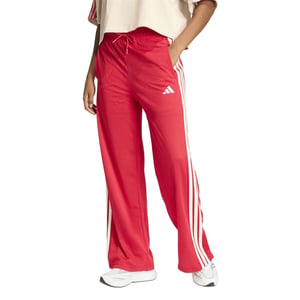 Women's adidas Open Hem Woven Tracksuit Joggers in Ruby/Wht/Crystl