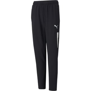 Boys Puma Teamliga Training Pants Pro Jr Tracksuit Bottom Unisex Kids in Black-White
