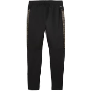 Men's Puma Performance Tracksuit Bottoms in  Black/Gold
