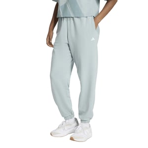 Women's adidas Fleece Joggers in Sage/White