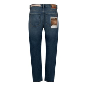 Men's Diesel D Viker Straight Leg Jeans in Blue Denim