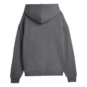 Men's Y-3 Graphic French Terry Hoodie in granite