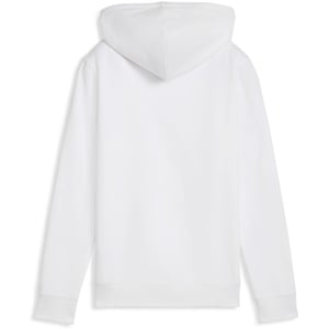Women's Puma Metallic Overhead Tech Fleece Hoodie in White-Metallic