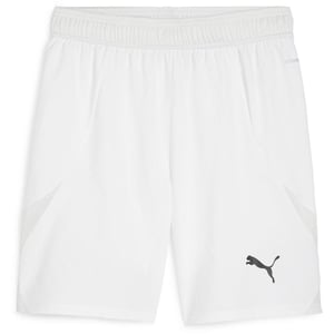 Men's Puma Teamfinal Shorts Football Shorts in White/Bl