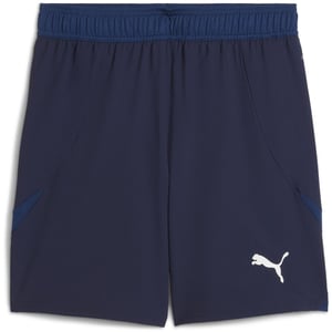 Men's Puma Teamfinal Shorts Football Shorts in Navy/White/Blue