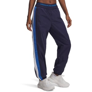 Women's Under Armour Icon Crinkle Tracksuit Bottoms in Blue