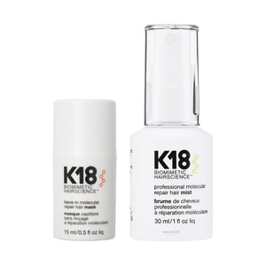K18 Duo K18 Leave-in Molecular Repair Hair Mask 15ml And Molecular Repair Hair Mist 30ml