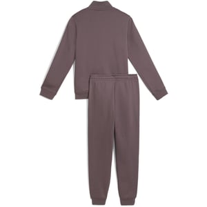 Boys Puma Kids Tape Full Zip Fleece Tracksuit in Raisin