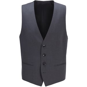Men's Boss Waistcoat in Dark Grey
