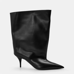 Women's Balenciaga Heeled Ankle Boots in Black