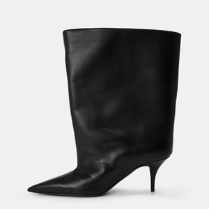 Women's Balenciaga Heeled Ankle Boots in Black