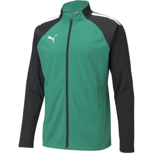 Men's Puma Teamliga Training Jacket Tracksuit Top in Pep Green/Black