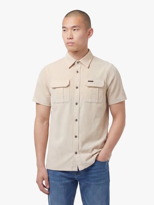 Luke 1977 Men's Lye Cord Shirt in Stone