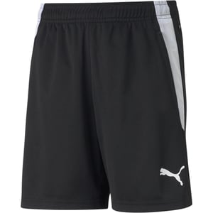 Boys Puma Teamliga Training Shorts Jr Football Short Unisex Kids in Black-White