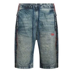 Men's Diesel D Axfor Short Denim Shorts in Blue Denim
