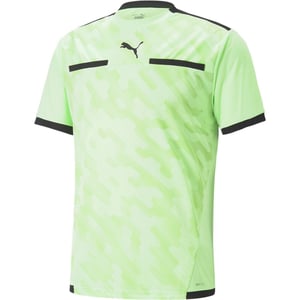 Men's Puma Teamliga Referee Jersey Shirt in Fizzy Lime/Blk