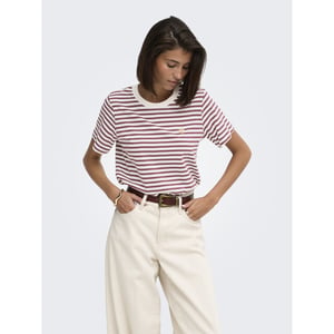Jacqueline de Yong Jdy pisa gestreept t-shirt met hartje