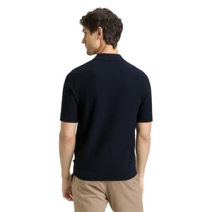 Tom Tailor Gebreide polo met structuur