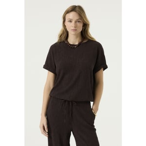 Garcia Jeans Top korte mouw met structuur -