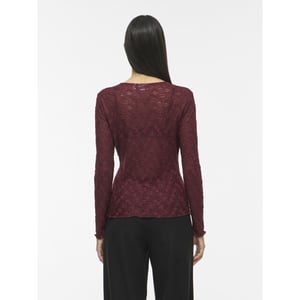 Vila Vifay o-neck ls top noos bordeaux