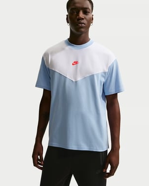 Nike Tech Sportswear Mens Psychic Blue T-Shirts