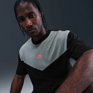 Nike Tech Sportswear Mens Black Grey T-Shirt