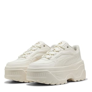 Women's Puma Karmen X Tra Platform Trainers in Frosted Ivory G