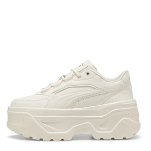 Women's Puma Karmen X Tra Platform Trainers in Frosted Ivory G