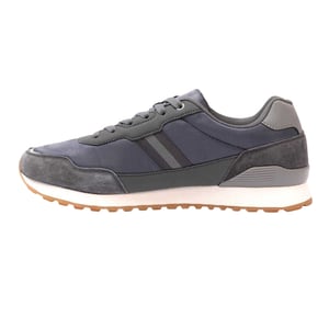 Kappa Lage suède sneakers voor heren met Draydon-logo (Donkergrijs)