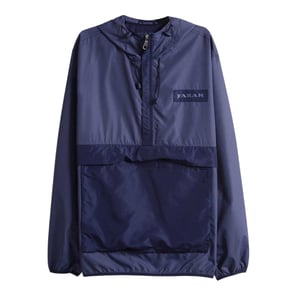 Farah Anorak voor heren met kleurblokken en een ruime pasvorm (Metaalgrijs)