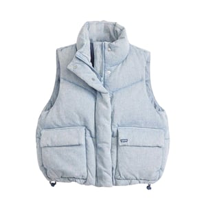 Levis Bubble Western-vest voor dames (Lichtblauw)