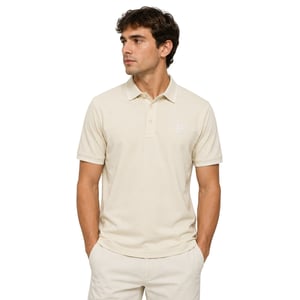 Crosshatch Heren Preece Poloshirt (Lichte steen)