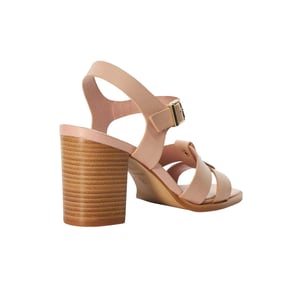 Dune London Dames Jessia Leren Sandalen (Blush)