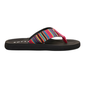 Rocket Dog Adios Dexter katoenen platvoetslippers voor dames (Roze)
