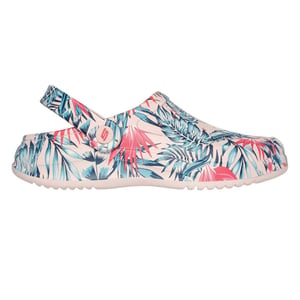 Skechers Archfitwave-klompen met bloemenmotief en open teen voor dames (Veelkleurig)