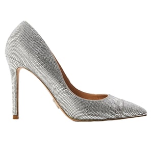 Steve Madden Evelyn-pumps met naaldhak voor dames (Zilver)